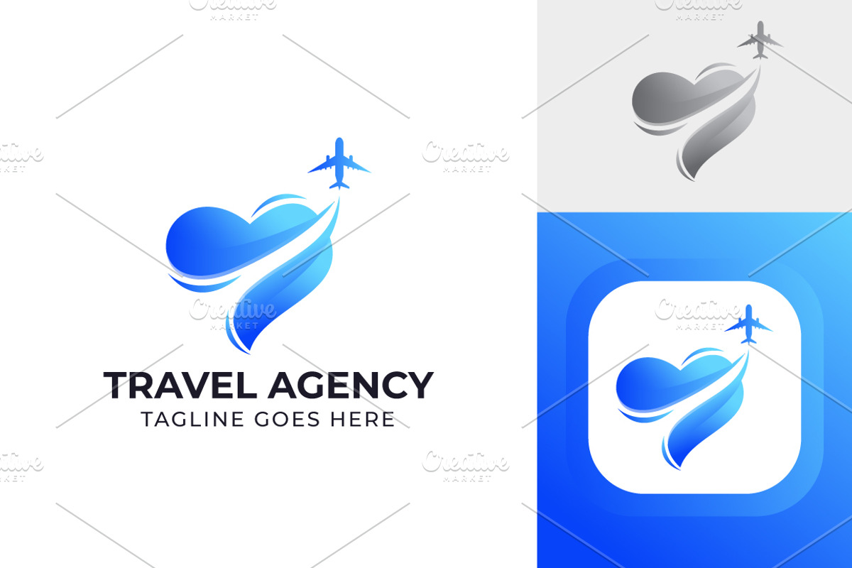 Travel Agency Logo Template, a Branding & Logo Template by logobranda (Photo 1 of 4)