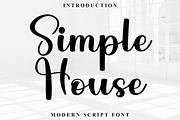Simple House, a Handwritten Font by FreshTypeINK (Thumbnail 1 of 8)