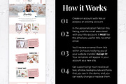 Wix Website Template | Blush & Black, a Wix Template by Thirty One Palms Studio (Thumbnail 5 of 6)