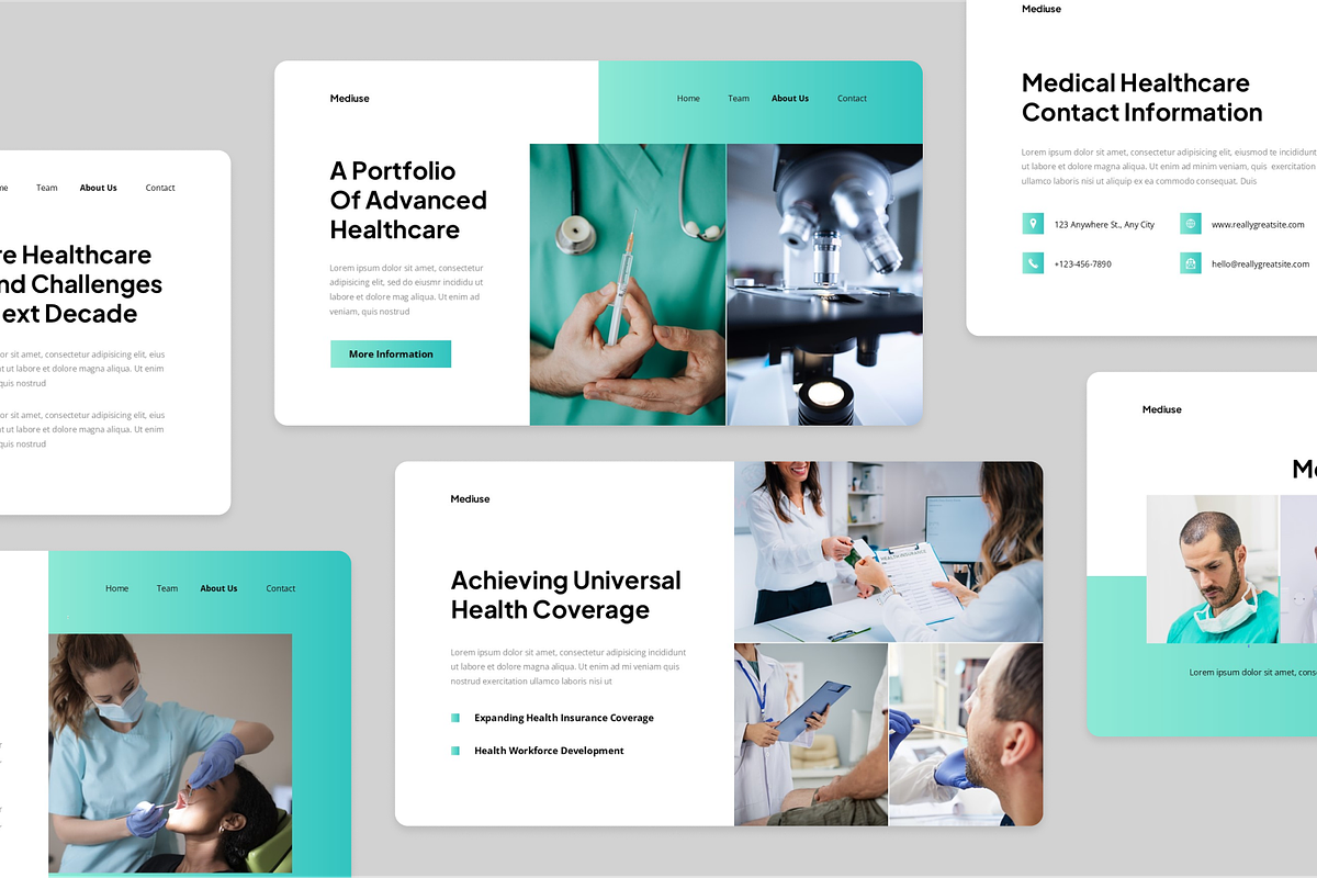 Medical and Healthcare PowerPoint, a Presentation Template by Annora Studio (Photo 3 of 5)