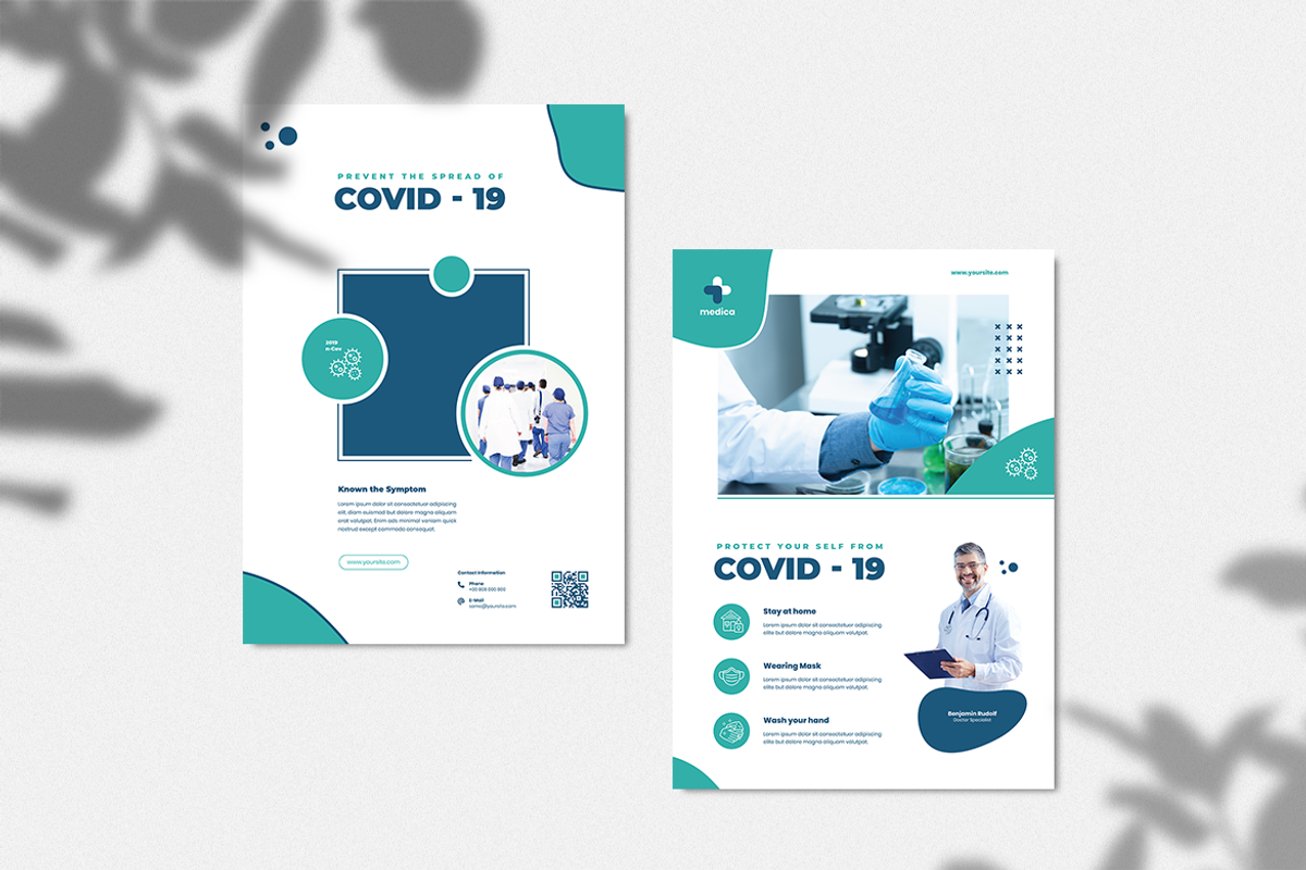 Corona Covid-19 Virus Flyer, a Flyer Template by Rahardi Creative (Photo 3 of 6)