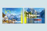 Landscape Travel Itinerary Brochure, a Brochure Template by BrandPacks (Thumbnail 2 of 5)