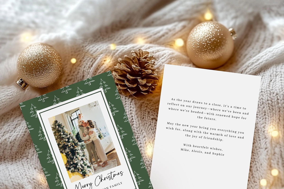 Digital Photo Christmas Cards, a Card Template by LucaTheme (Photo 2 of 6)