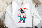 Hip Hop Easter Girl Clipart, an Illustration by DreamCafeArt (Thumbnail 4 of 5)