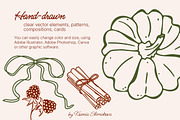 Whimsy Autumn Vector Doodle Clipart, a Seasonal Illustration by Ksenia Shmakova (Thumbnail 5 of 18)