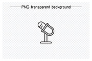 Microphone Device Icons Set, an Outline Icon by Designfour (Thumbnail 6 of 7)