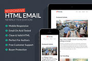 Newsletter Responsive Email Template, a HTML Template by Creativenauts (Thumbnail 1 of 4)