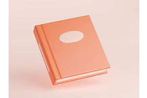 Book 3d Render, Closed Paper