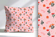 Pink Floral Seamless Pattern, a Pattern Graphic by Sharon Schwalbe (Thumbnail 1 of 4)