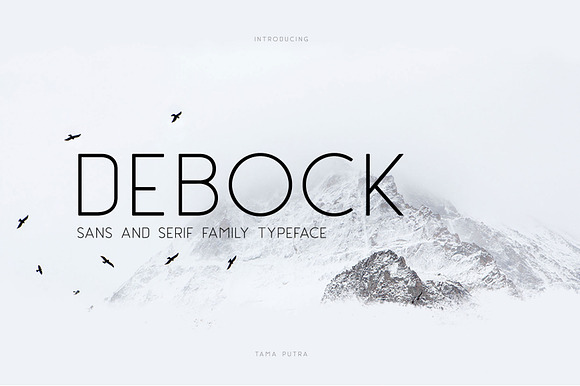 Debock Font preview 7