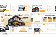 Modern Real Estate Google Slides, a Presentation Template by Loin Studio (Thumbnail 1 of 4)
