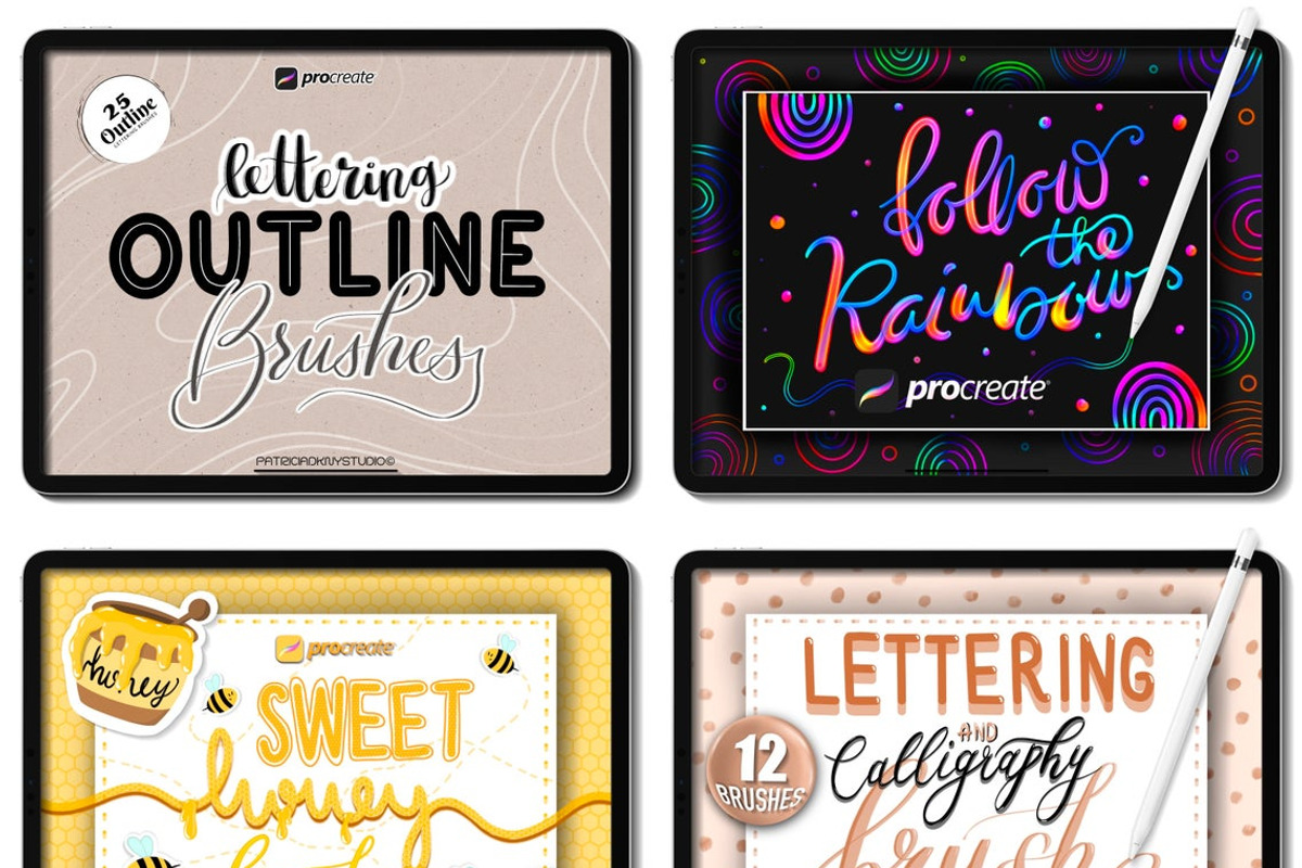 Procreate MEGA PACK - 1680+ brushes, a Brush Add-On by PDknyStudio
