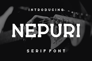 Nepuri, a Serif Font by lelevien (Thumbnail 1 of 5)