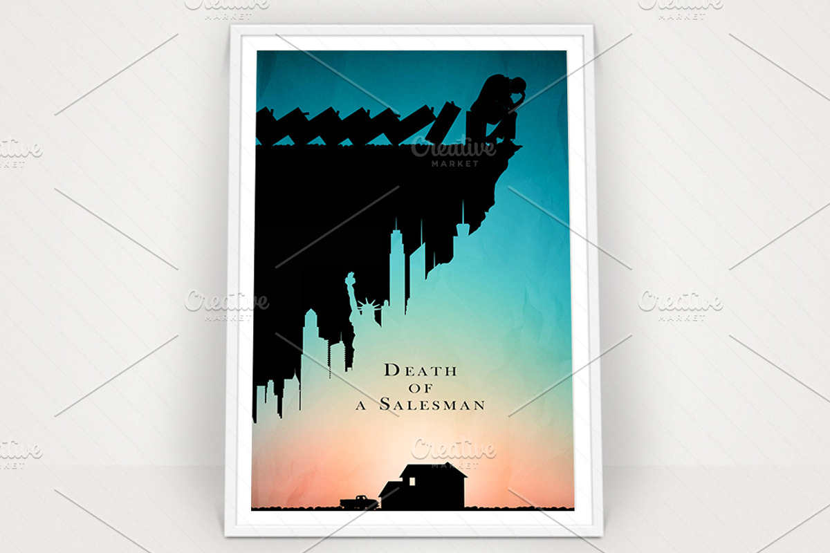Death of a Salesman Poster Graphic, an Illustration by Paper Design (Photo 1 of 2)