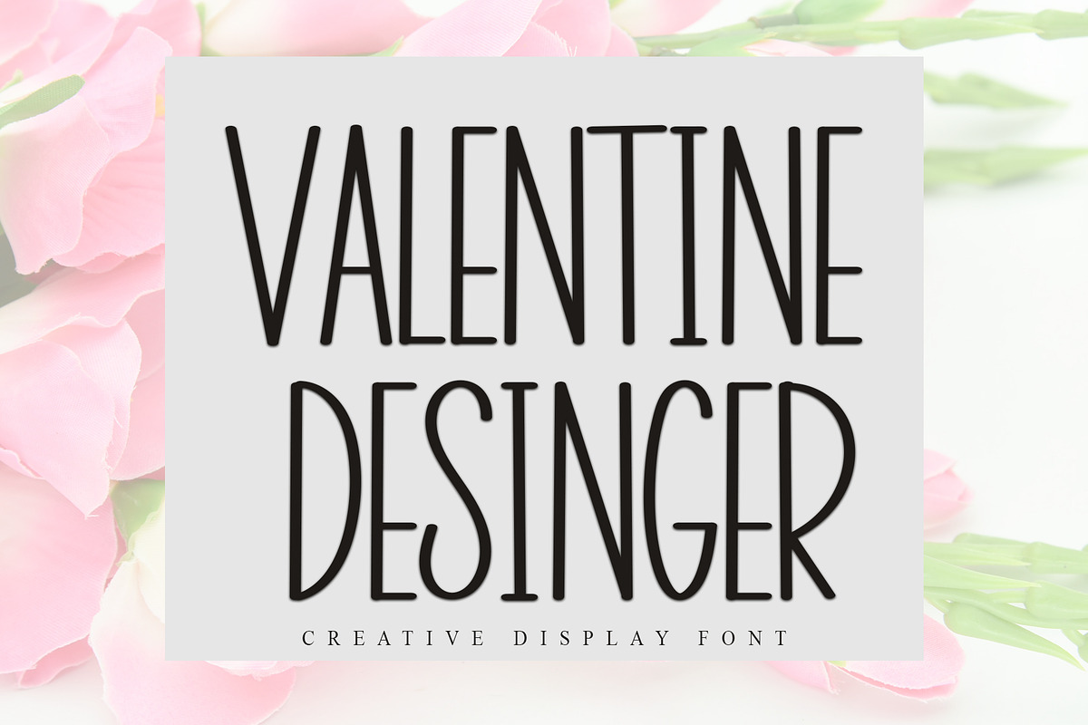 VALENTINE DESINGER, a Sans Serif Font by InermediaSTUDIO (Photo 1 of 7)