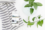 SIMPLE FRESH PHONE MOCKUPS, a Product Mockup by Mesmerizing Designs (Thumbnail 5 of 6)