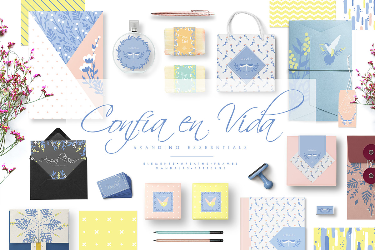 Confia en Vida - Branding Kit, an Object Graphic by Euonia Meraki (Photo 2 of 13)