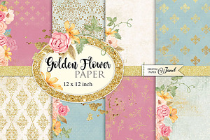 Golden Flower Paper