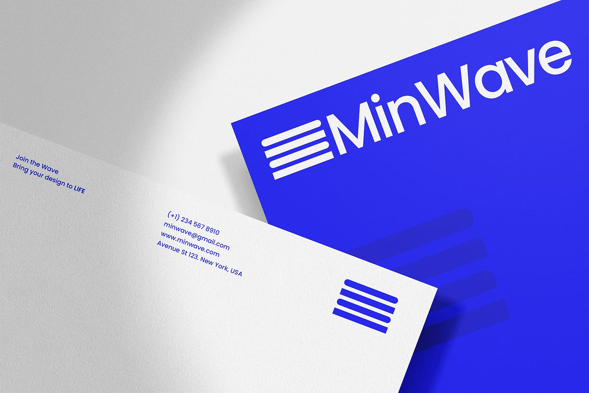 MinWave Branding Mockup, an Advertising Mockup by etigma.com (Photo 5 of 27)