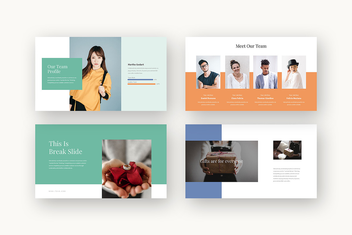 Toiz : Gift Business Google Slides, a Presentation Template by Punkl Camp (Photo 5 of 16)
