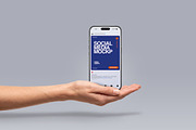 Instagram Post Mockup - Open Palm, an iPhone Mockup by Avelina Studio (Thumbnail 1 of 3)