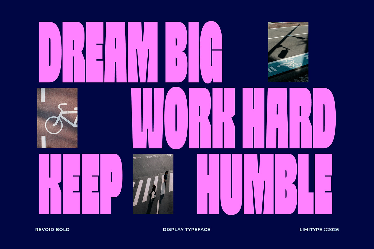 Revoid - Bold Condensed Font, a Sans Serif Font by limitype (Photo 2 of 12)