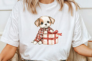 Cute Christmas Critters Clipart, an Illustration by CraftArtStudio (Thumbnail 4 of 6)