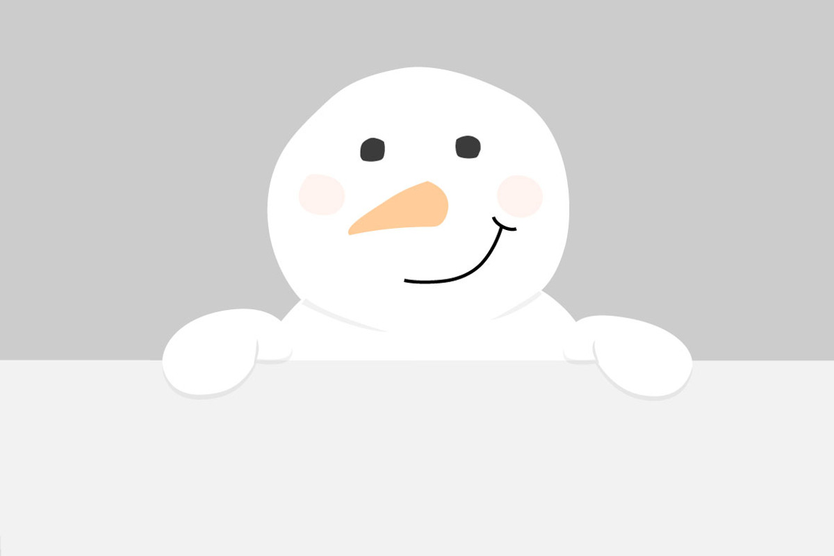 Snowmen with Signs, an Illustration by Illustrations by Jessie (Photo 3 of 4)