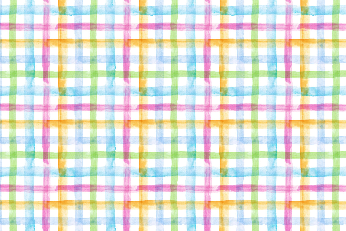 Watercolor rainbow plaid, a Pattern Graphic by Anya-D (Photo 4 of 9)