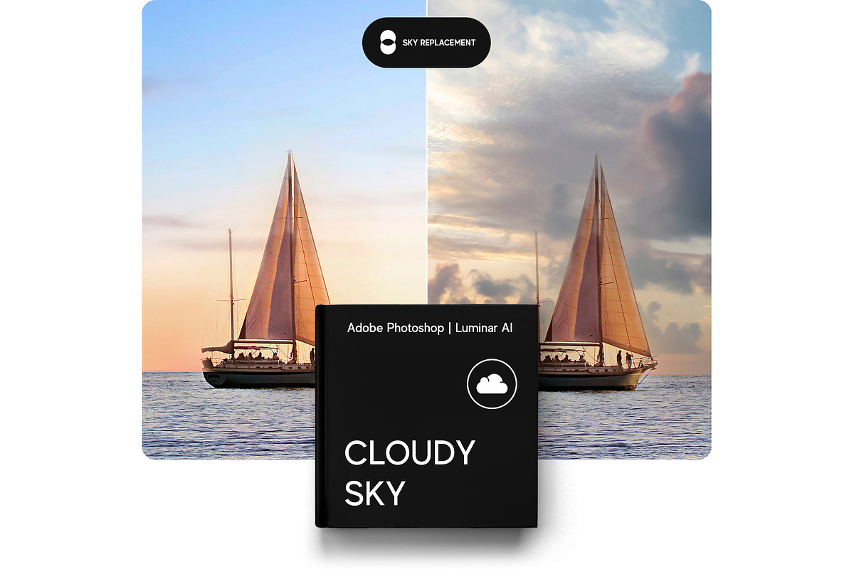 Sky Replacement Bundle for Photoshop, a Preset Add-On by Pix Cafe (Photo 2 of 42)