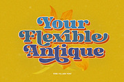 York village - Retro Display Font, a Serif Font by Letterhend Studio (Thumbnail 6 of 9)