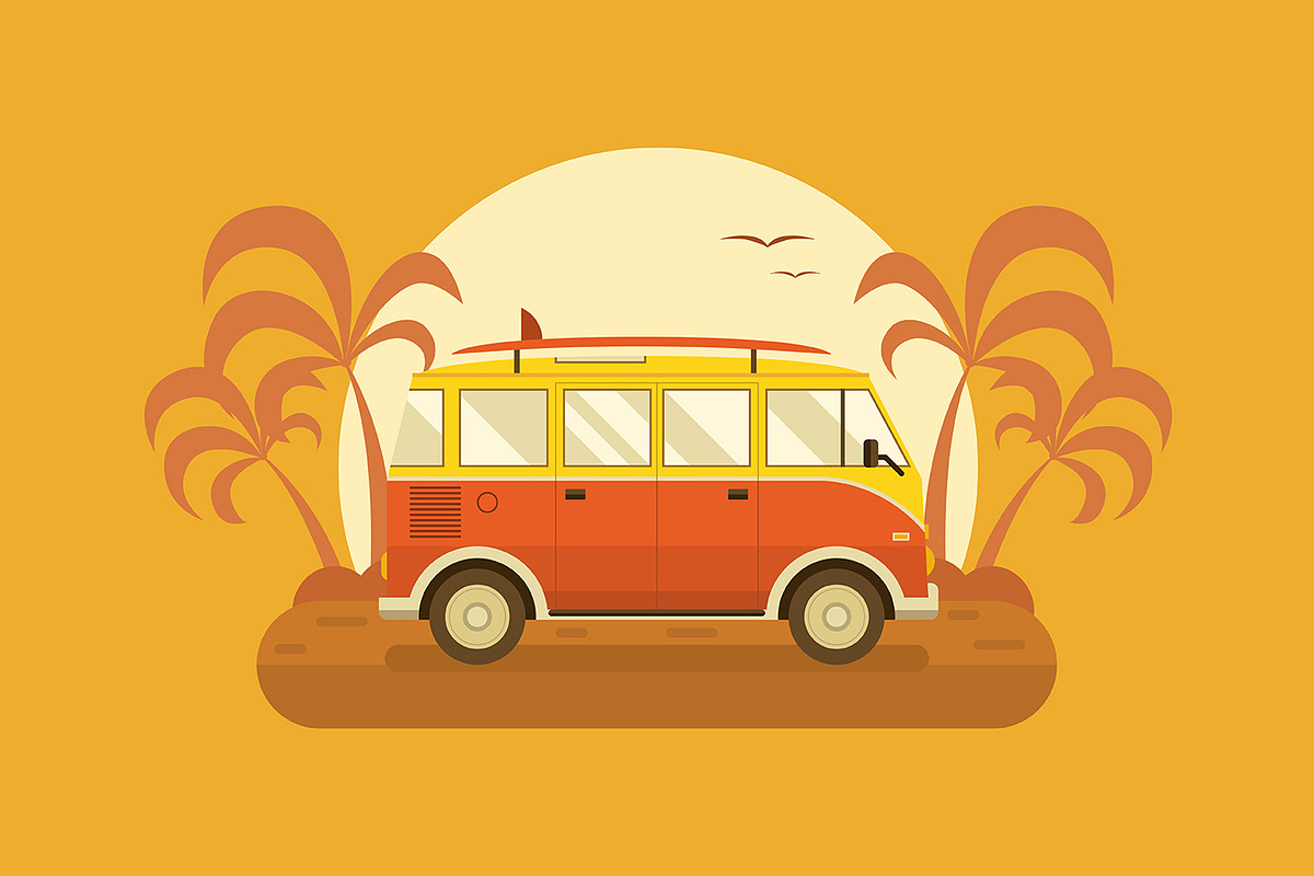 RV Travel Collection, an Illustration by Alex Krugli (Photo 4 of 9)