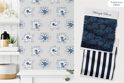 Midnight Bloom - Seamless Patterns, a Pattern Graphic by InaCorart (Thumbnail 10 of 11)