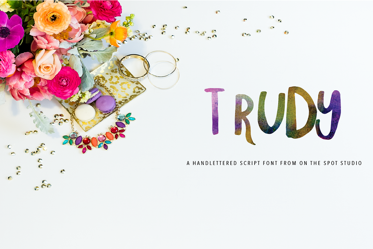 Trudy Hand Brushed Font
