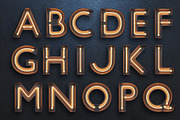Neon Light alphabet, an Object Graphic by S_design (Thumbnail 2 of 7)