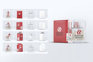 Perfume Mock-Up, a Product Mockup by DesignRushMarket