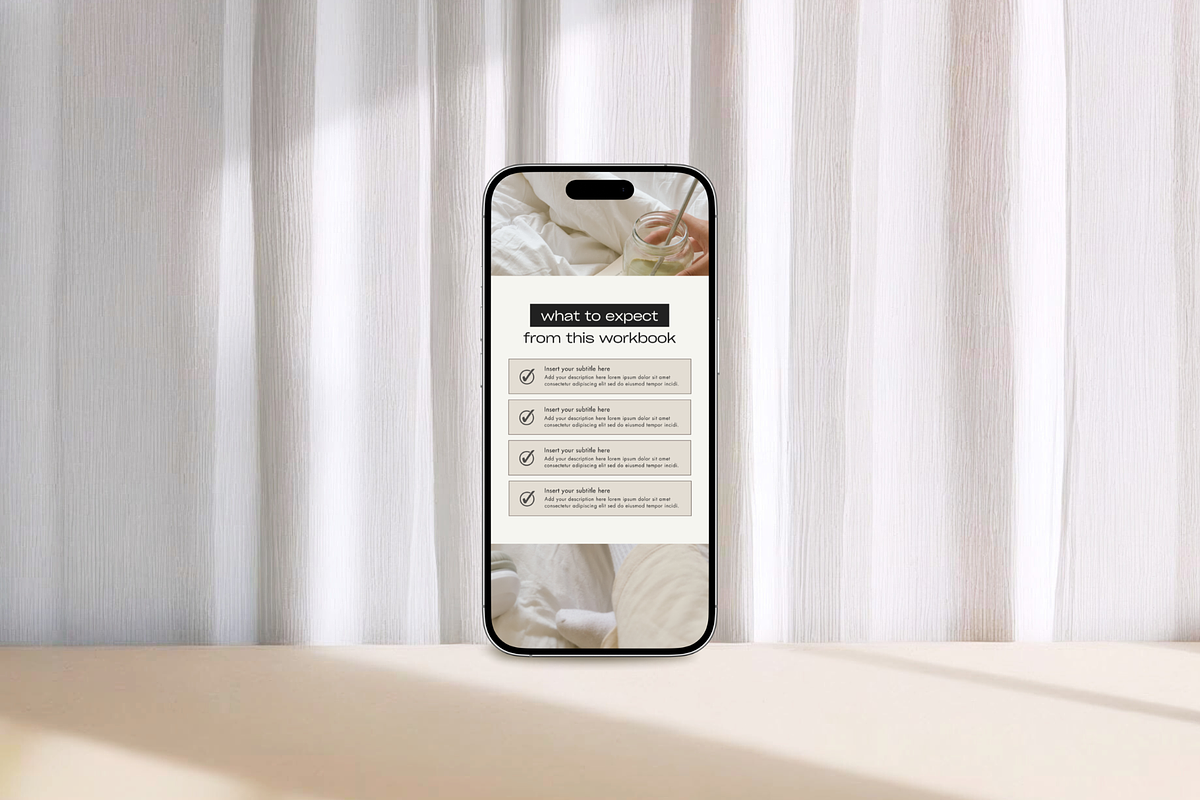 Canva iPhone Mockup Template, an iPhone Mockup by Creatif Foundry (Photo 7 of 9)
