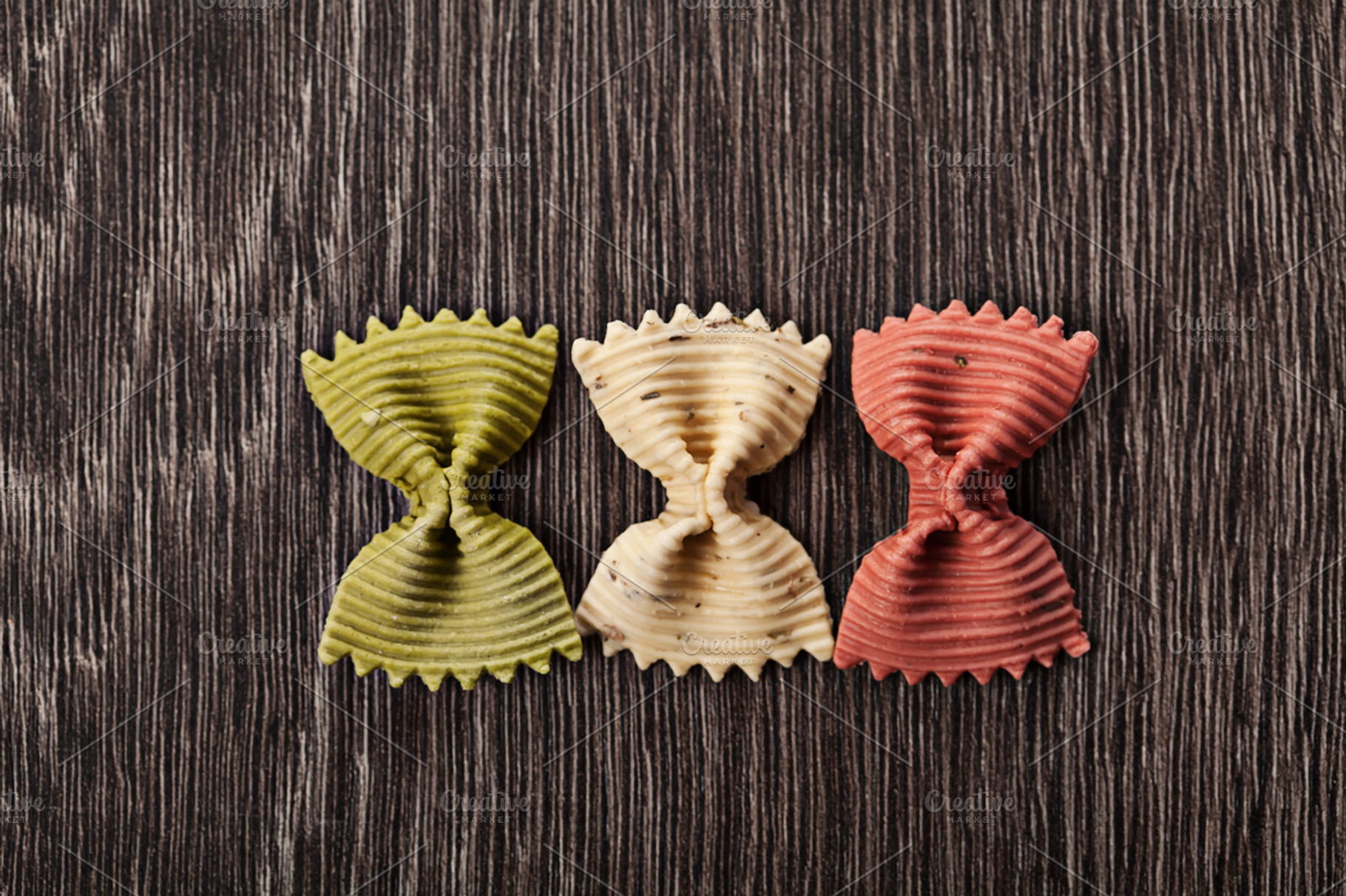 Multicolored Italian Pasta Backgroun Featuring Background Closeup And