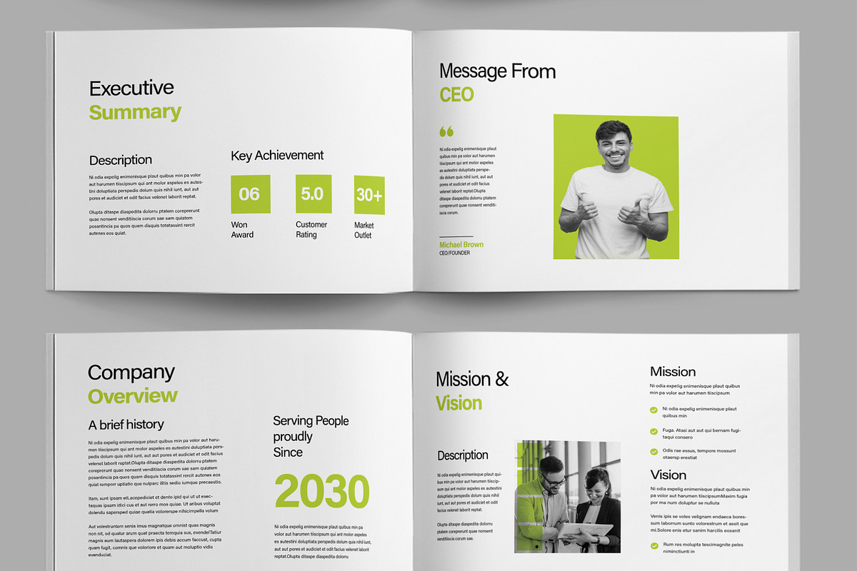Creative Annual Report Design, a Brochure Template by ContestDesign (Photo 3 of 5)