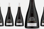 Black Bottle Mockup - Wine, a Product Mockup by Graxaim Mock-up (Thumbnail 3 of 6)