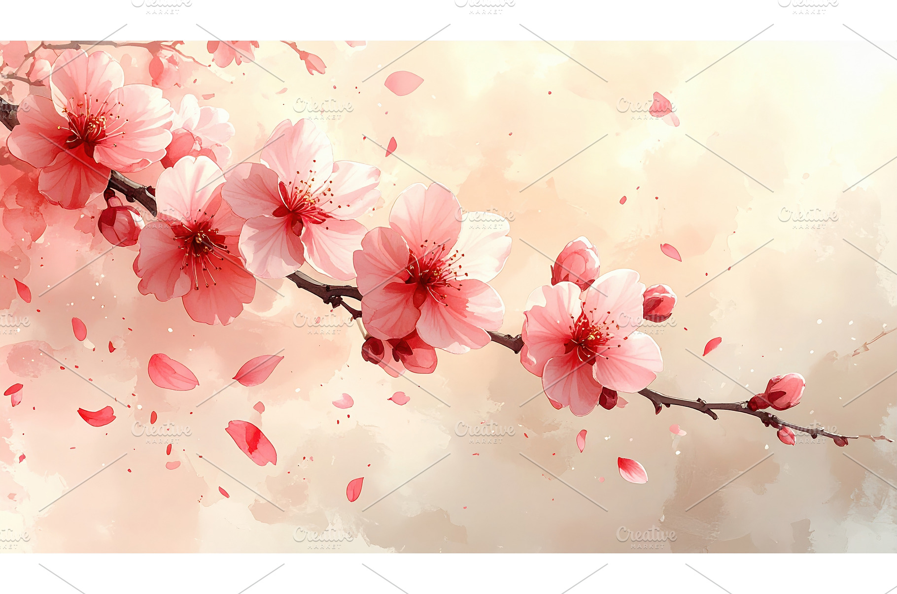 Cherry blossom branch in full bloom, a Nature Photo by Igor Tichonow