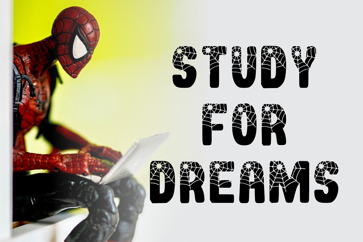 Heroes Spider, a Font by Limited.studio (Photo 3 of 7)