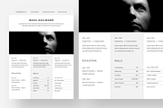 Resume With Big Profile Photo, a Resume Template by Filip Studio (Thumbnail 3 of 4)
