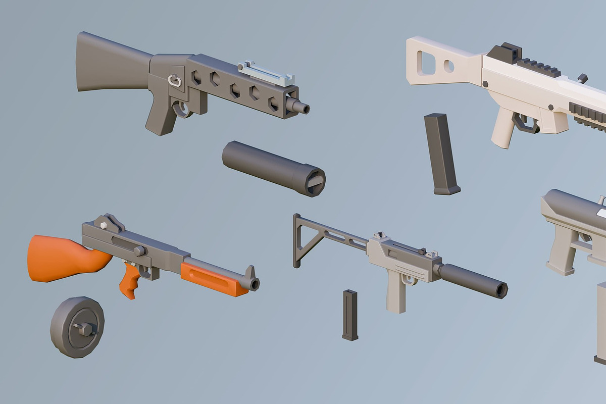 Weapons 2, an Object 3D Model by ithappy (Photo 24 of 32)
