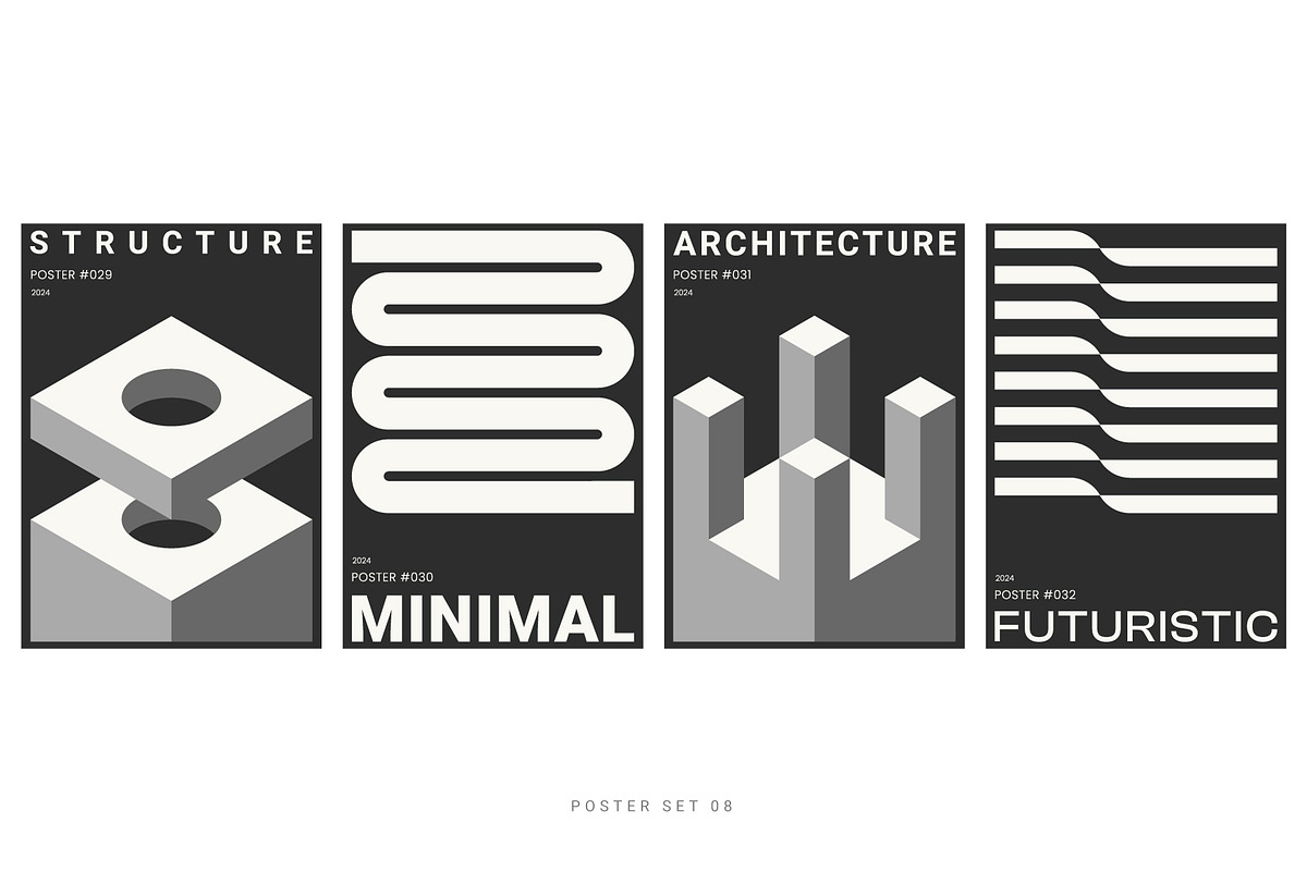 Modernist Posters, a Background Graphic by Léo Alexandre (Photo 9 of 16)