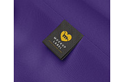 Fabric label embroidery mockup, a Shirt Mockup by mockupocka (Thumbnail 5 of 16)