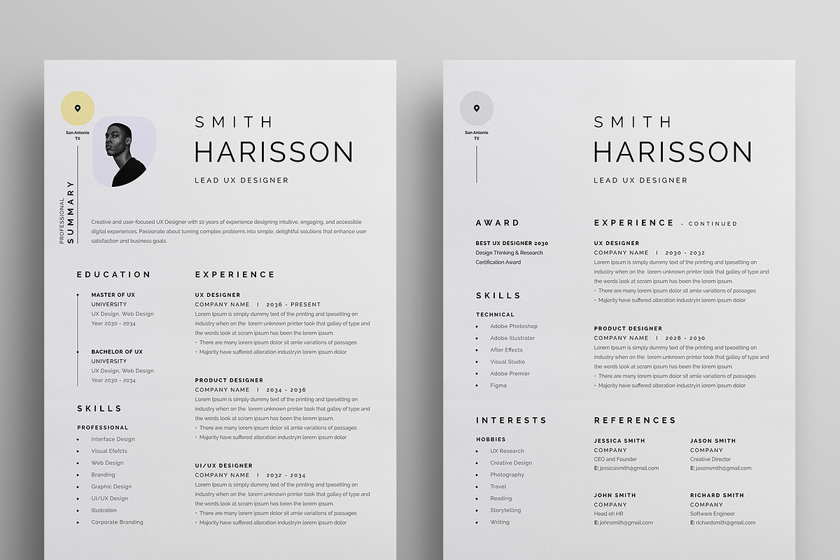 Resume/CV, a Resume Template by Reuix Studio (Photo 4 of 5)
