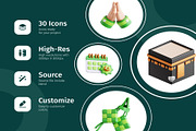 3D Ramadan Icon Set, a Food & Drink 3D Model by Lumina_ui_ux202 (Thumbnail 2 of 8)