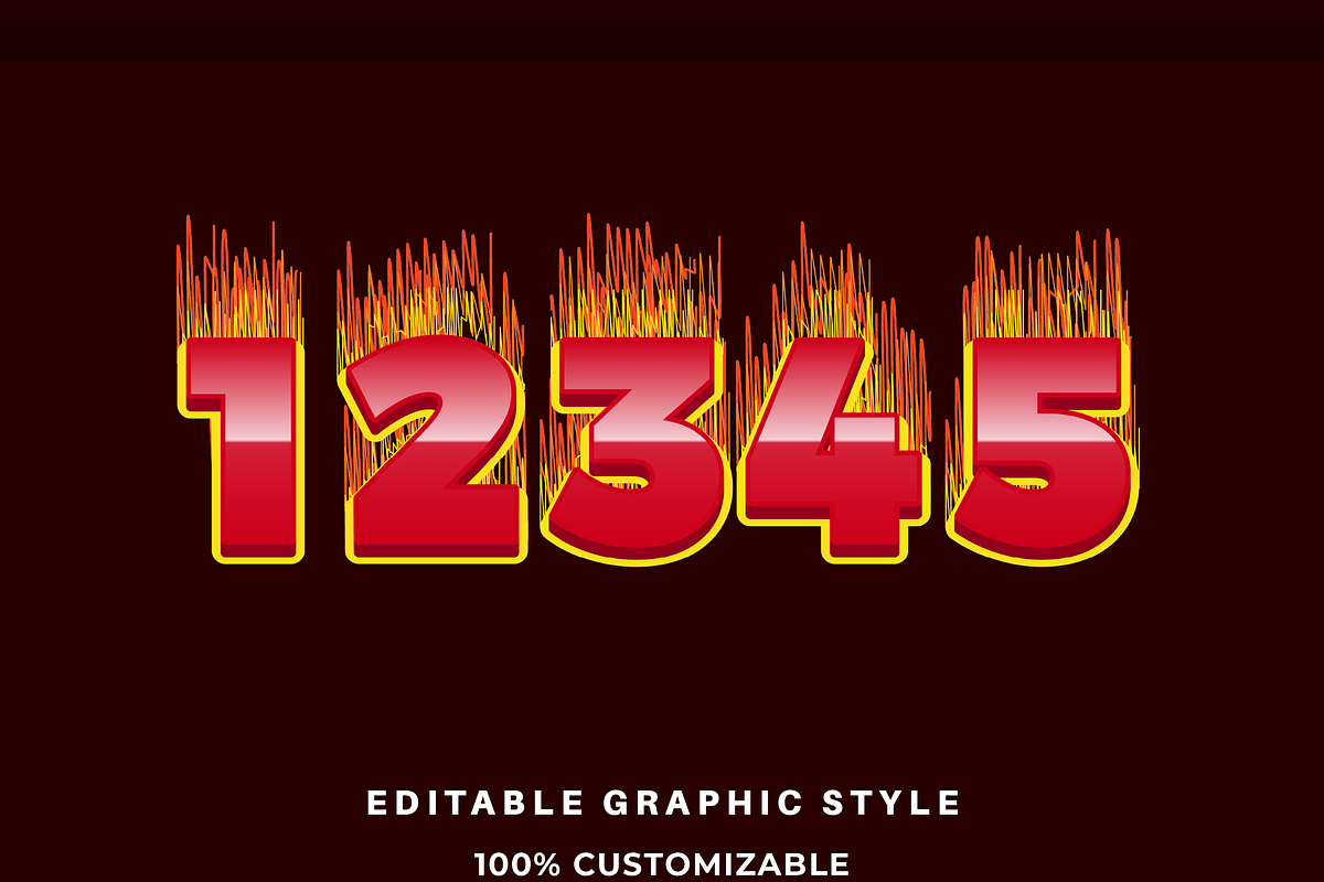 Blaze Fire Block Text Effect preview 2