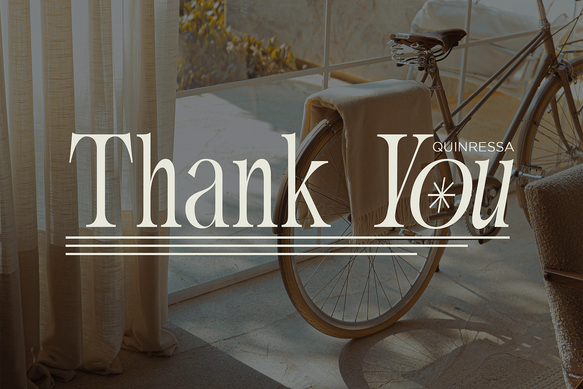 Quinressa Elegant and Luxury Font, a Serif Font by Graphue (Photo 5 of 9)